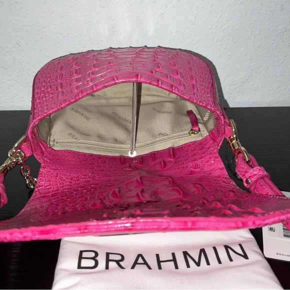Brahmin Briar PARADISE PINK MELBOURNE Crossbody Shoulder Bag NWT - Picture 8 of 10